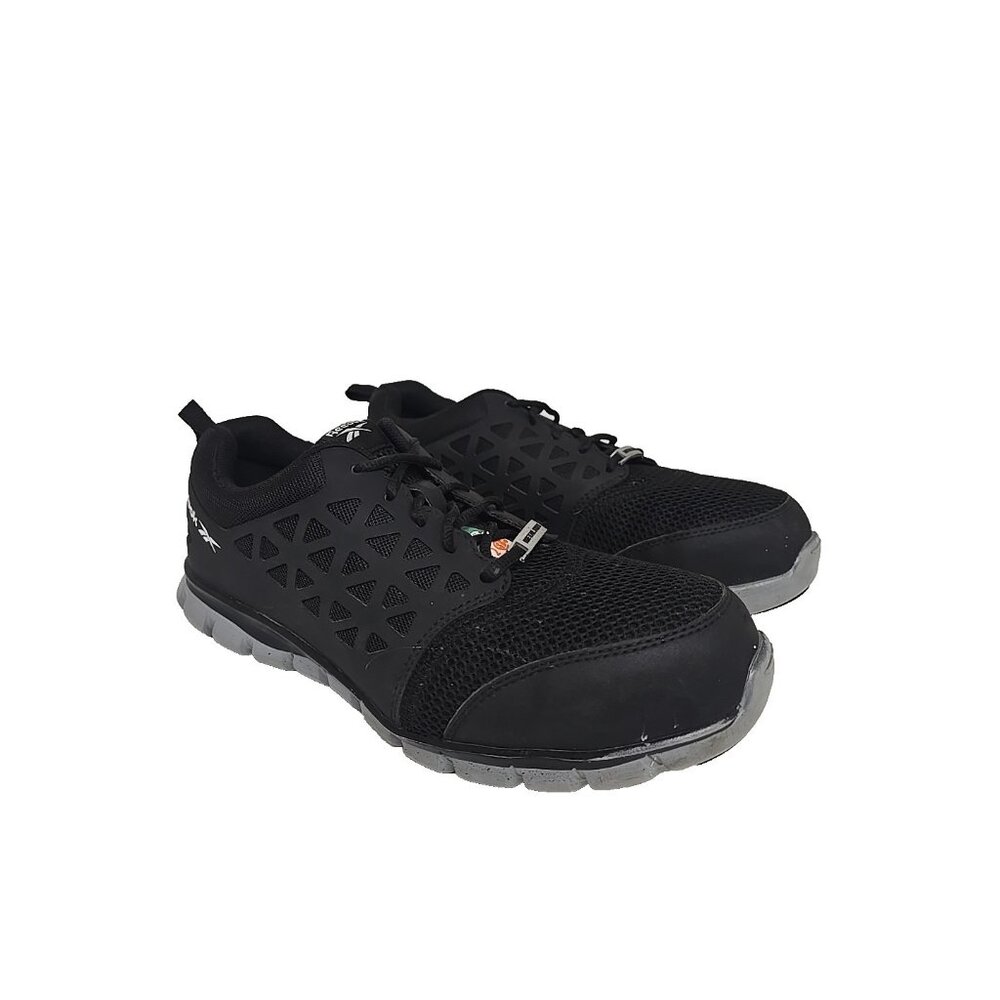Reebok Work Men’s Sublite Safety Cushion Work Shoes IB4041 Black/Grey Size 10.5W